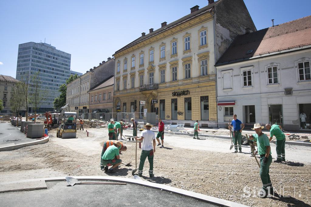 Prenova Gosposvetske ceste v Ljubljani.