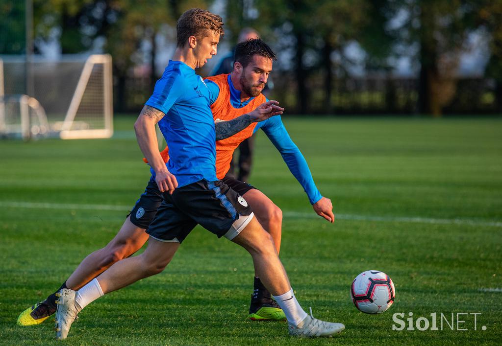 Slovenska nogometna reprezentanca Trening