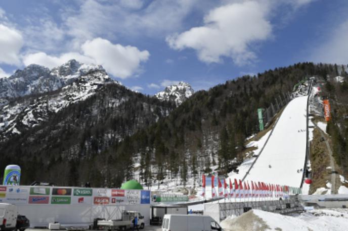 Planica preizkus letalnice 2021 | V Planici so popoldan opravili prve polete. | Foto Bobo