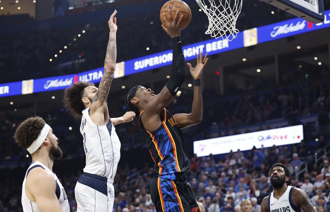  Shai Gilgeous-Alexander je bil s 36 točkami prvi strelec tekme. | Foto: Reuters