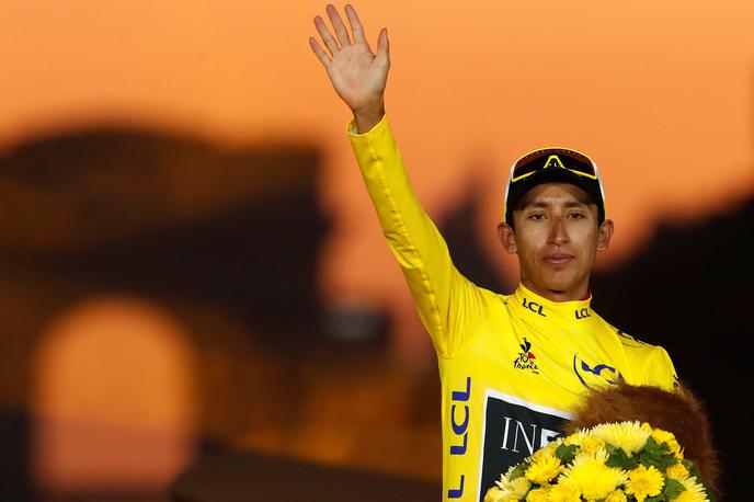 Egan Bernal | Dobrih pol milijona evrov si je razdelil s pomočniki. | Foto Reuters