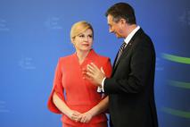 Kolinda Grabar-Kitarović in Borut Pahor