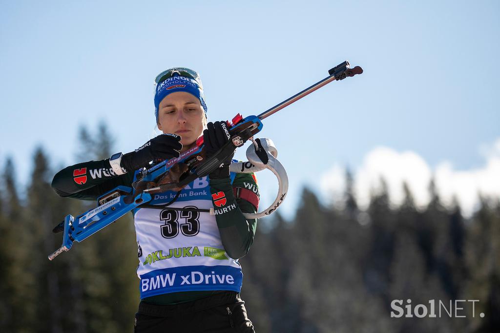 Biatlon šprint ženske