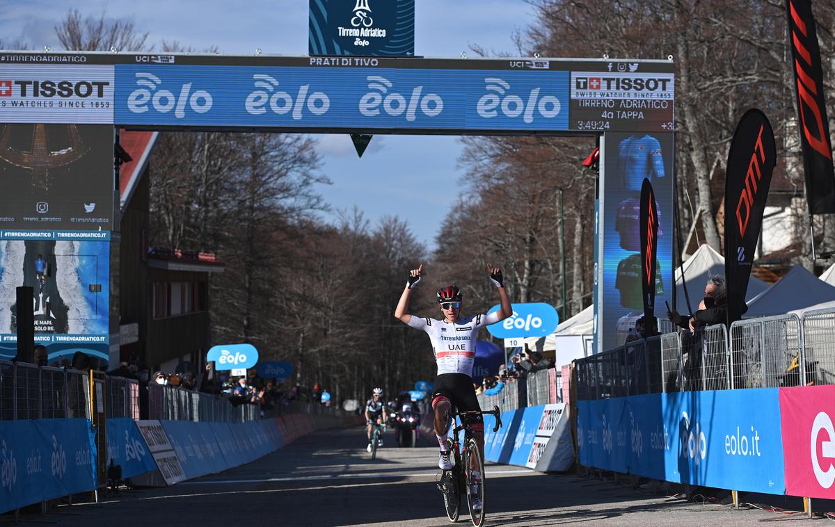 Tadej Pogačar - Tirreno - Adriatico 2021 | Tadej Pogačar je na dirki Tirreno-Adriatico prevzel vodstvo v skupnem seštevku. | Foto Guliverimage