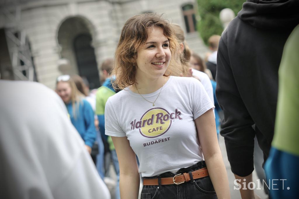 Parada ljubljanskih maturantov