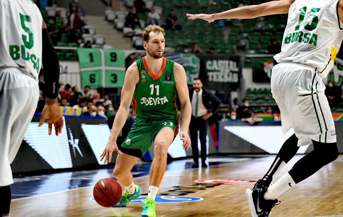 KK Cedevita Olimpija : Bursaspor, EuroCup | Jaka Blažič je dosegel 20 točk. | Foto KK Cedevita Olimpija/Tine Ružič