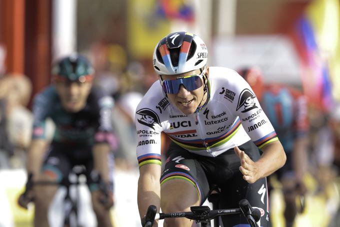 V nedeljo bo na spektaklu Liege – Bastogne – Liege nastopil tudi belgijski čudežni deček Remco Evenepoel. | Foto: Guliverimage/Vladimir Fedorenko