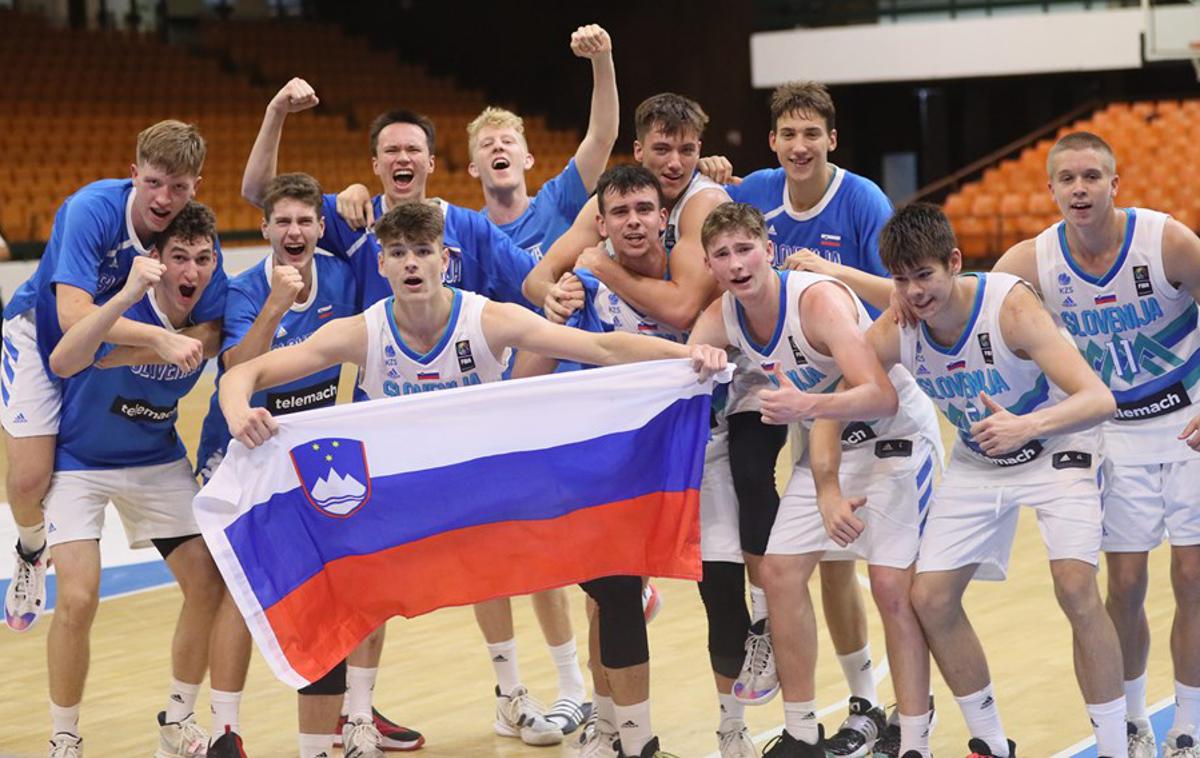 slovenska košarkarska reprezentanca U16 | Slovenci so si zagotovili nastop na SP. | Foto FIBA