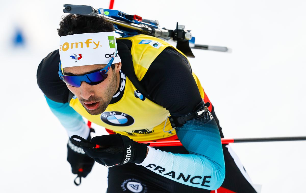 Martin Fourcade | Francozi so na krilih Martina Fourcada v Ruhpoldingu slavili štafetno zmago. | Foto Guliver/Getty Images