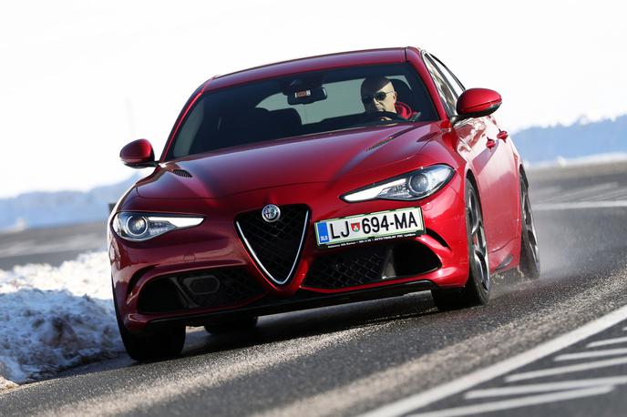 Alfa romeo gulia quadrifoglio test | Foto Gregor Pavšič