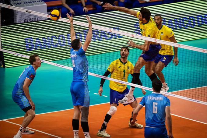 Slovenija Brazilija liga narodov odbojka | Foto: Volleyballworld