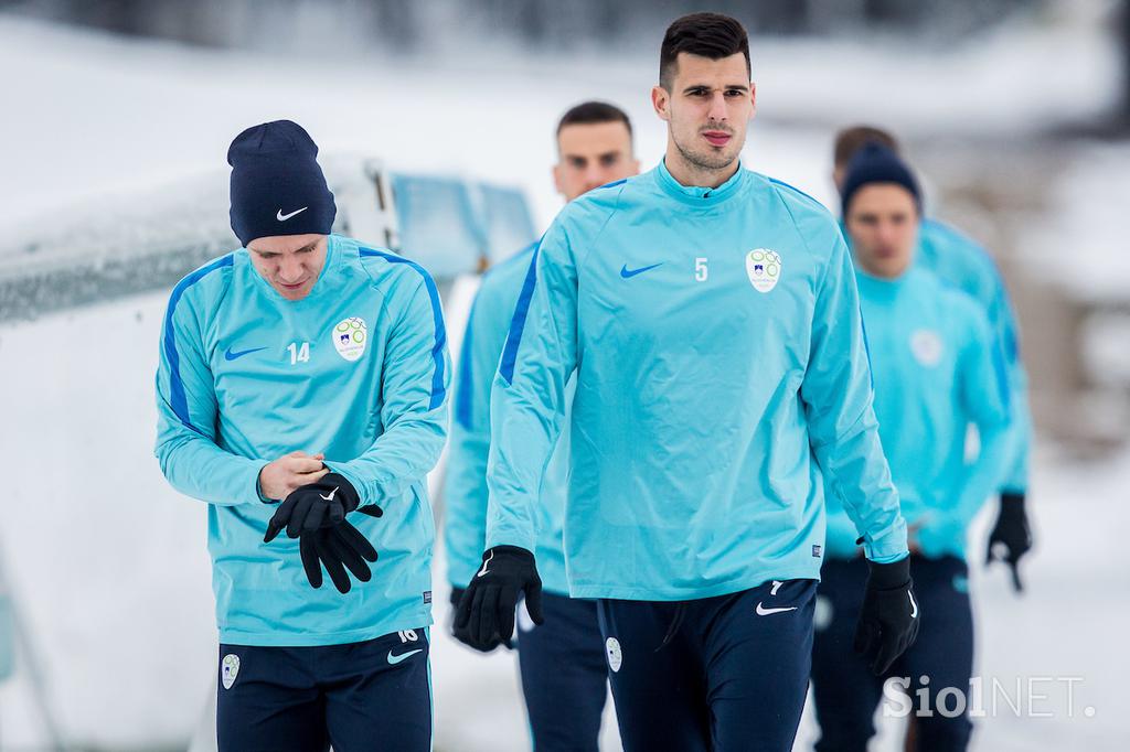 slovenska nogometna reprezentanca trening zbor Brdo