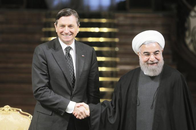 Borut Pahor Hasan Rohani Iran | Foto Daniel Novakovič/STA