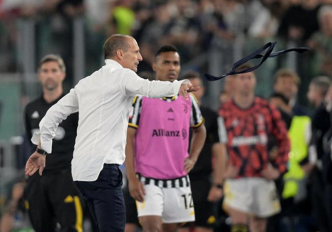 Massimiliano Allegri se je poslovil po pokalni lovoriki. | Foto: Reuters