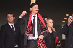 Zlatan Ibrahimović poskrbel za norišnico v Milanu #video