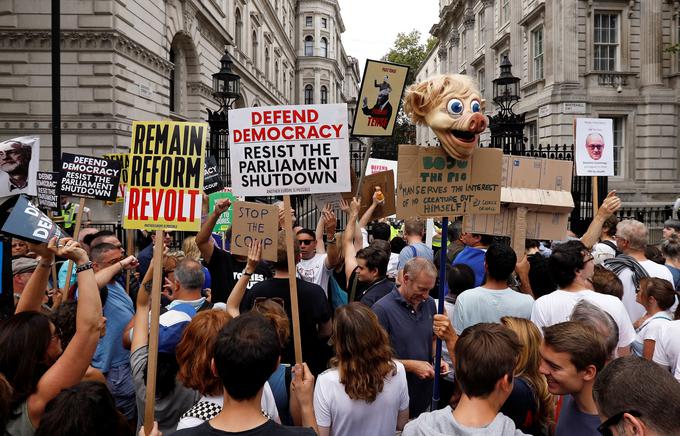 Protesti v Londonu | Foto: Reuters