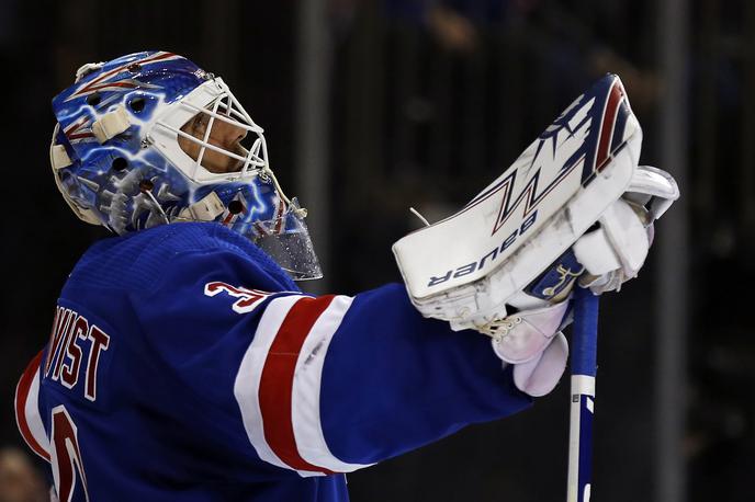 Henrik Lundqvist | Henrik Lundqvist je na dvoboju proti Vancouvru ubranil 25 od 26 strelov. | Foto Reuters