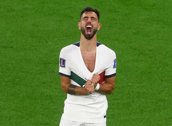 Bruno Fernandes je po koncu tekme povsem izgubil živce. | Foto: Reuters