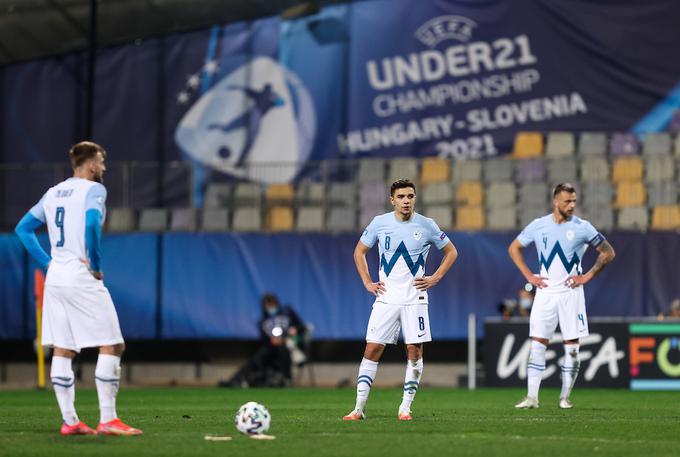 Mlada slovenska reprezentanca je v skupinskem delu Eura osvojila eno točko. | Foto: Vid Ponikvar