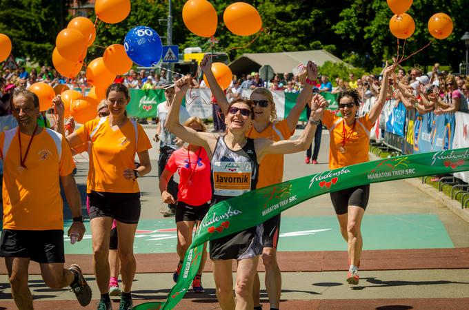 Helena Javornik je pri 50 letih pretekla svoj 50. maraton in postala državna prvakinja. | Foto: 