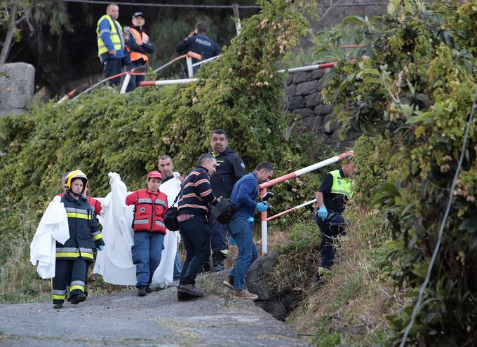 Nesreča avtobusa na Madeiri | Foto: Reuters