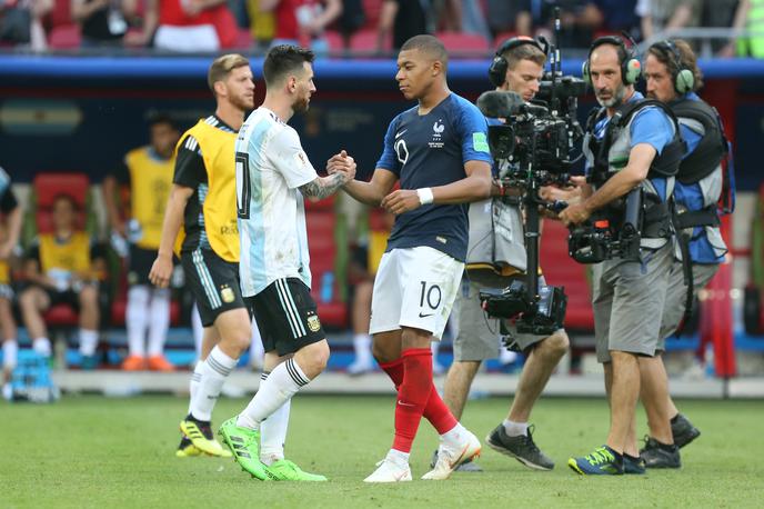 2018 Argentina Francija | Kylian Mbappe in Lionel Messi si bosta po štirih letih na reprezentančni ravni znova stala nasproti. | Foto Guliverimage