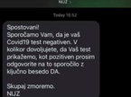 Lažni SMS NIJZ