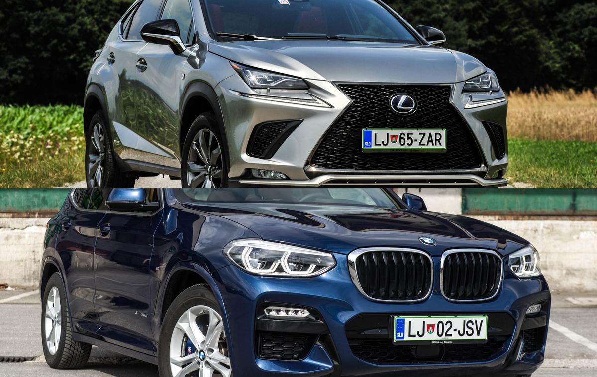 Lexus NX in BMW X3