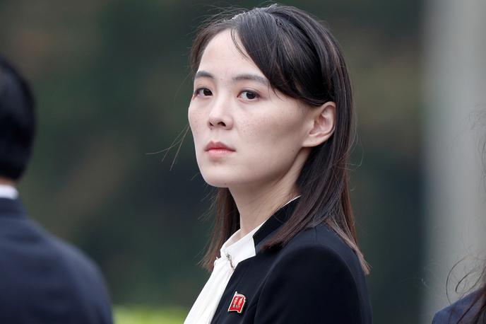 Kim Jo Džong | Kim Yo-jong je obtožila jug, da reciklira predloge, ki jih je sever že zavrnil. Yoona pa je primerjala z "lajajočim psom" in dejala, da bi bilo za njegovo podobo bolje, če bi utihnil. | Foto Reuters