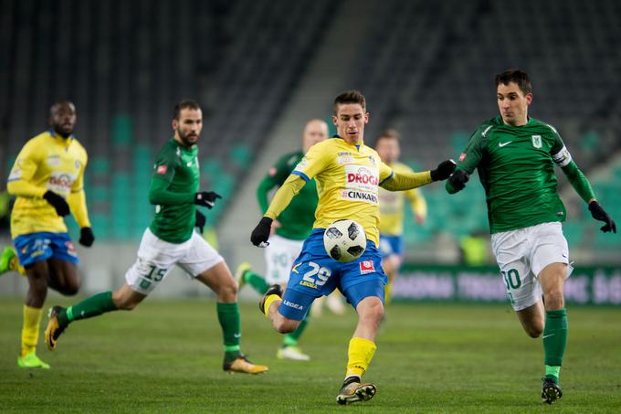 Dario Vizinger je dosegel edini gol za Celjane. | Foto: Urban Urbanc/Sportida