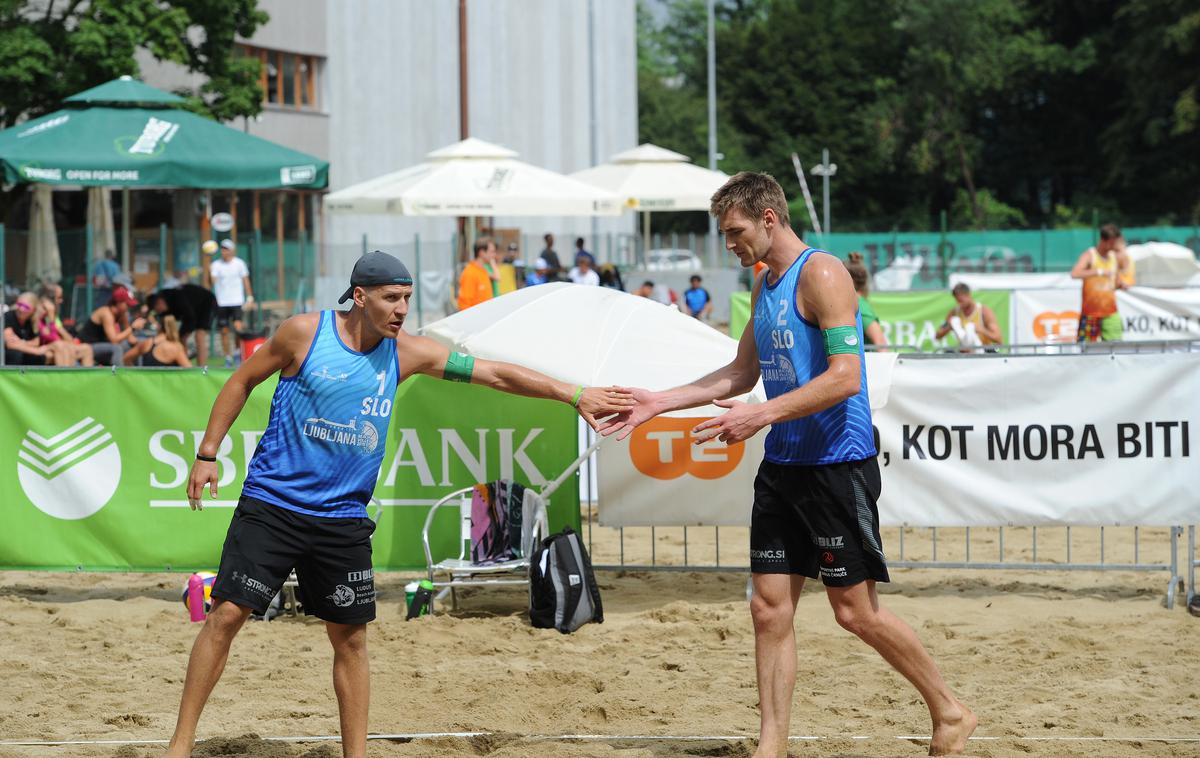 Vid Ponikvar Tadej Boženk | Tadej Boženk in Vid Jakopin sta ostala brez pomembnih točk za nadaljevanje sezone. | Foto FIVB