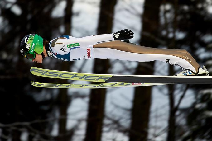 Peter Prevc je naredil napredek, ne pa še povsem takšnega, kot si želi. | Foto: Sportida