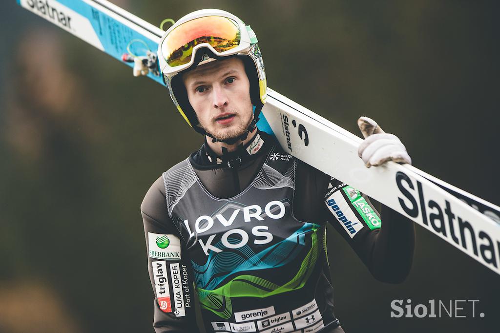 Skakalci trening Planica