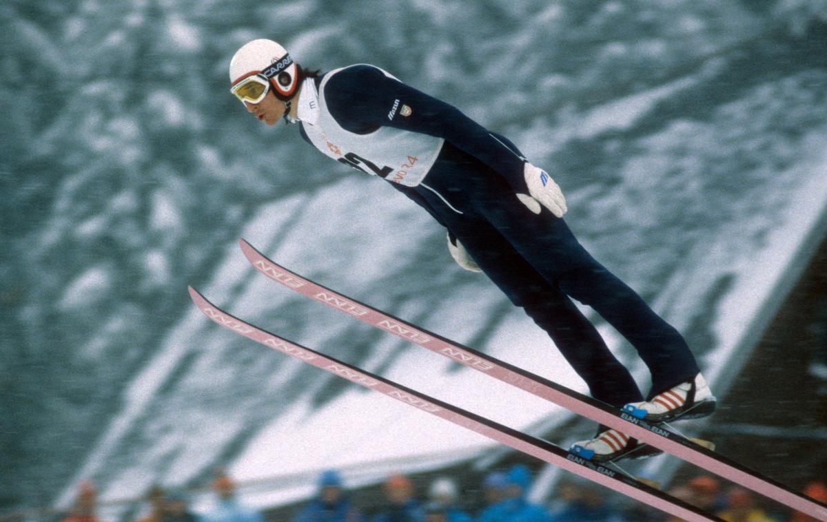 Vasja Bajc | Vasja Bajc je bil na veliki skakalnici dobro razpoložen in se je po prvi seriji spogledoval z medaljo, nato pa mu je v drugi seriji ponagajal veter.  | Foto Guliverimage