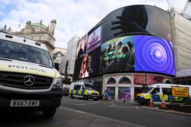 London, napad, nož, zabodli dva policista