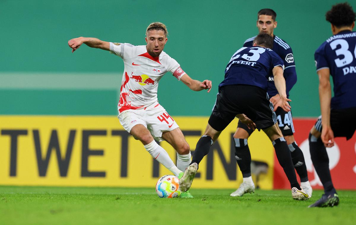 RB Leipzig Kevin Kampl | Kevin Kampl je s svojo ekipo prišel do napredovanja. | Foto Guliverimage