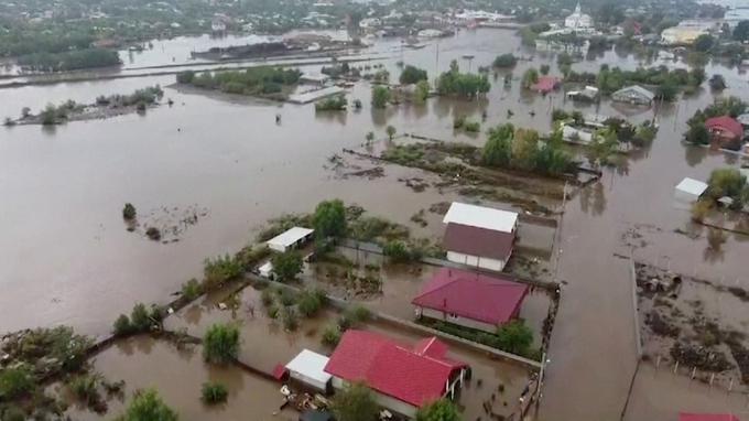 Poplave v Romuniji.  | Foto: Reuters