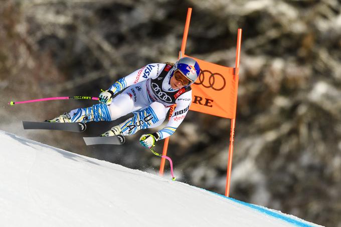 Med zadnjimi metri kariere, ki so se končali s smukaškim bronom na SP v Aareju. | Foto: Reuters