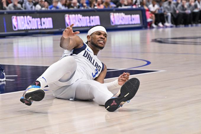 Jaden Hardy je bil ob Joshu Greenu edini razpoloženi košarkar v dresu Dallasa. | Foto: Reuters