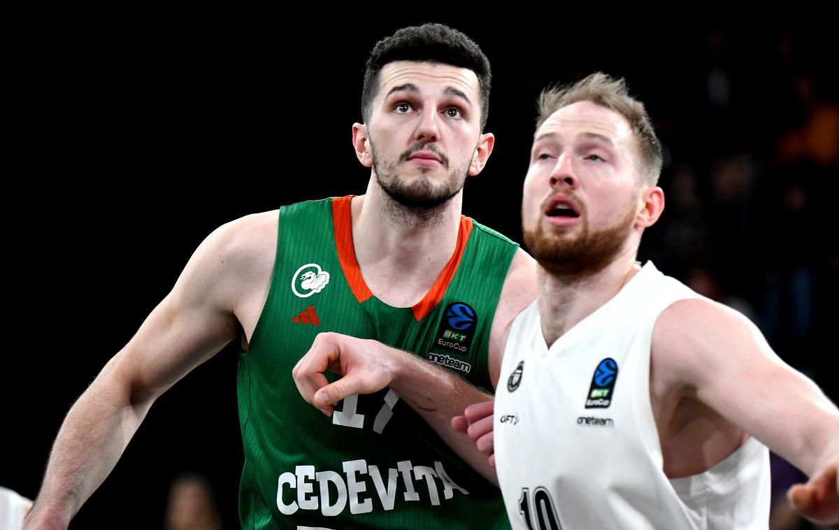 Veolia Towers : Cedevita Olimpija | Cedevita Olimpija je po skoraj letu dni prišla do zmage v EuroCupu. Veolia Towers je premagala zanesljivo, s 114:83. | Foto Tine Ružič/Cedevita Olimpija