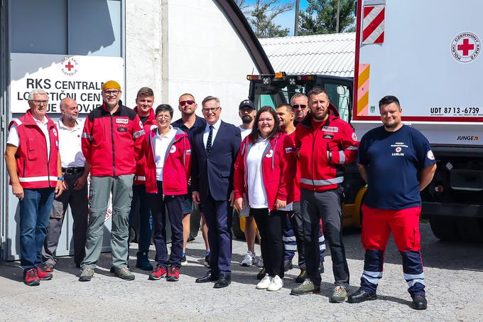 Predstavniki Rdečega križa Slovenije in Poljske. | Foto: Rdeči križ  Slovenije