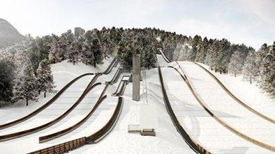 Slovensko nagajanje pri gradnji NC Planica