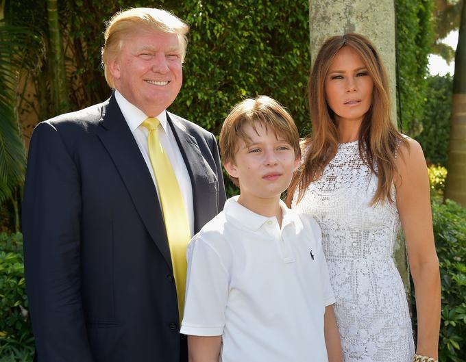 Barron je star deset let in ima menda podobne hobije kot oče: posel in golf. | Foto: 