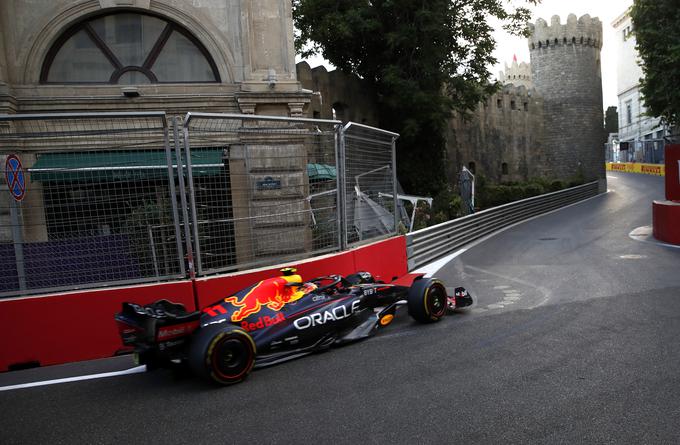 Tretji trening je dobil Perez. | Foto: Reuters