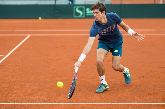 Aljaž Bedene normalno trenira. | Foto: Sportida