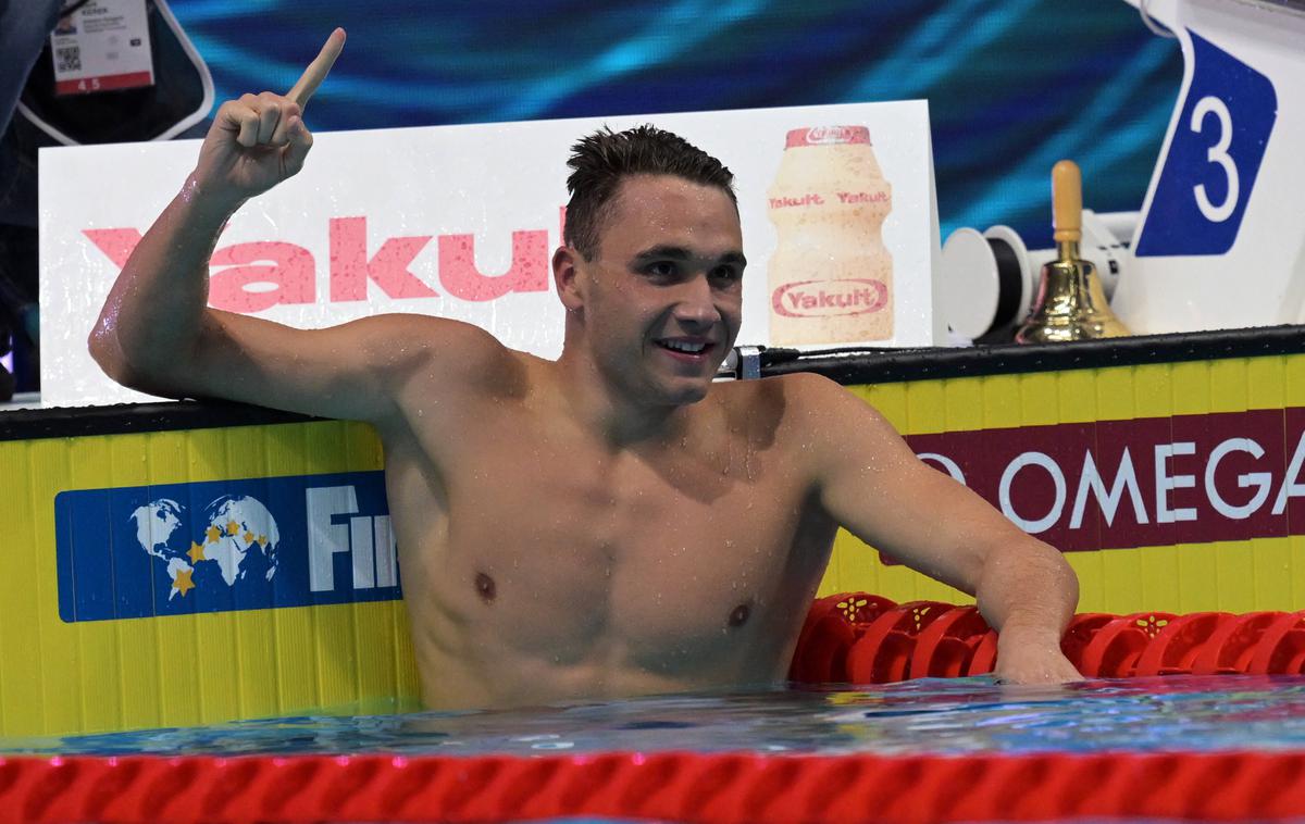 Kristof Milak | Olimpijski prvak Milak je nesporni zvezdnik torkovega programa. | Foto Guliverimage