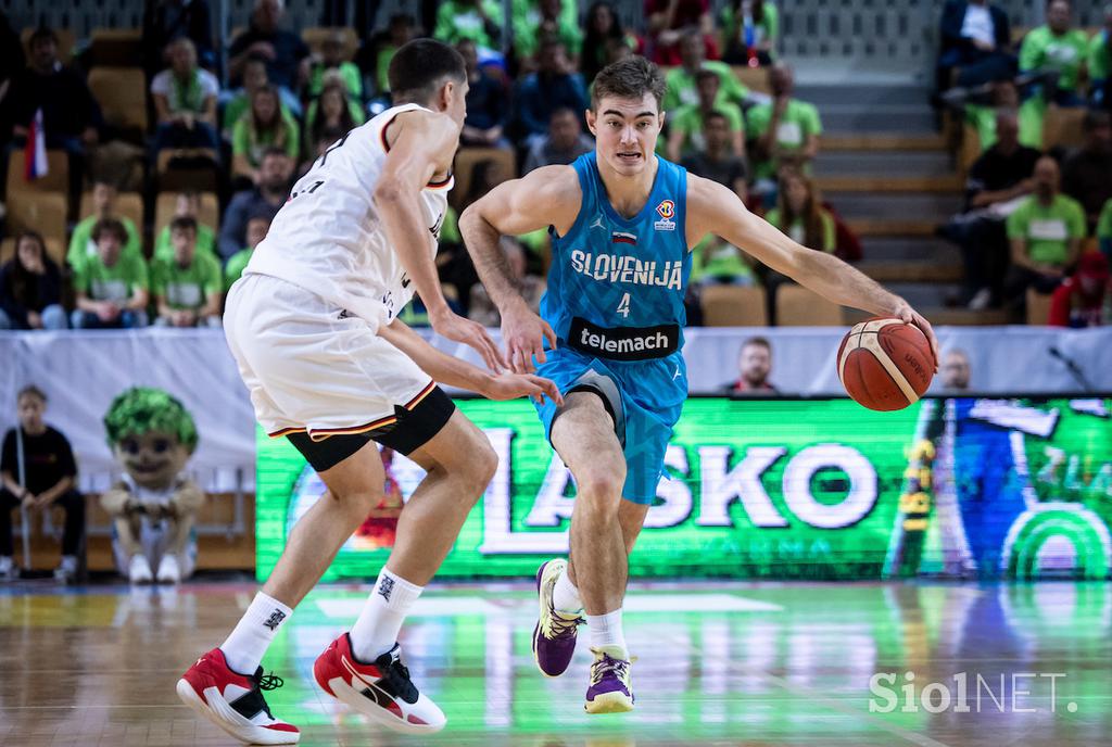 Slovenska košarkarska reprezentanca - Nemčija