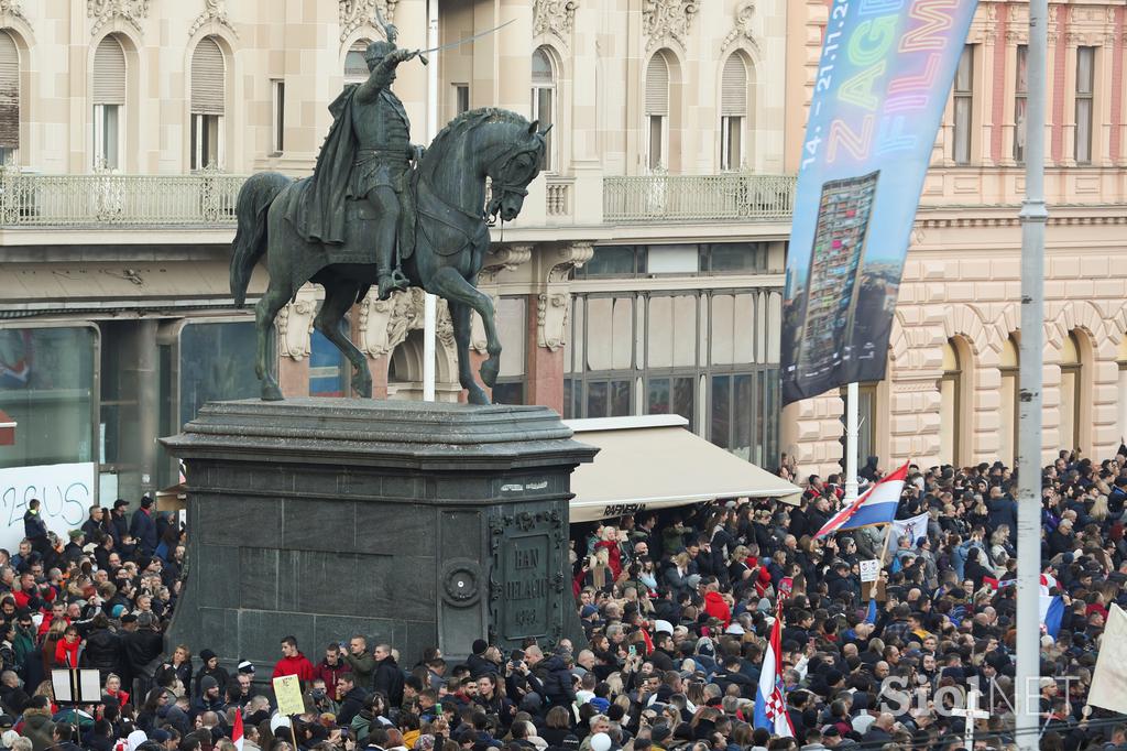 Zagreb protesti