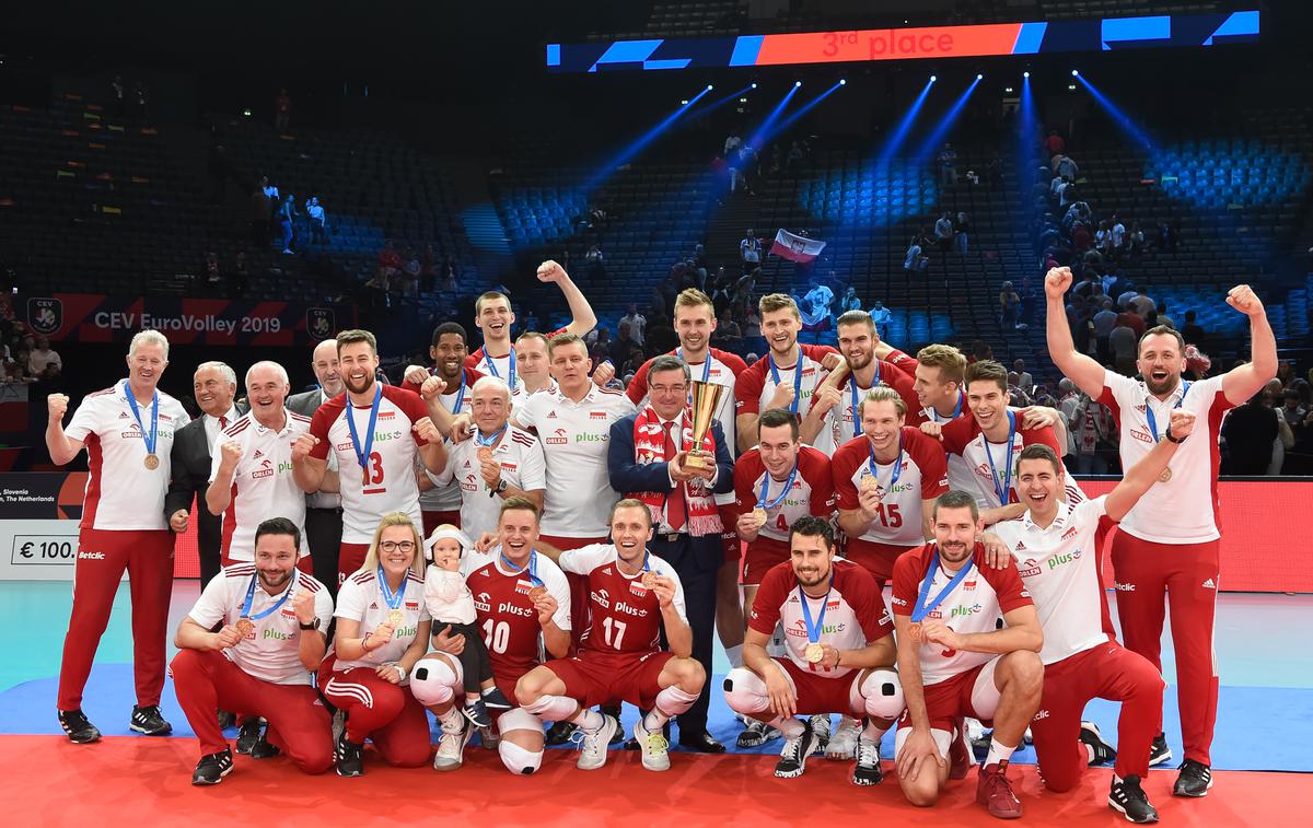 Poljska odbojka | Poljaki so v boju za bron s 3:0 premagali Francoze, ki so doma ostali brez odličja. | Foto CEV