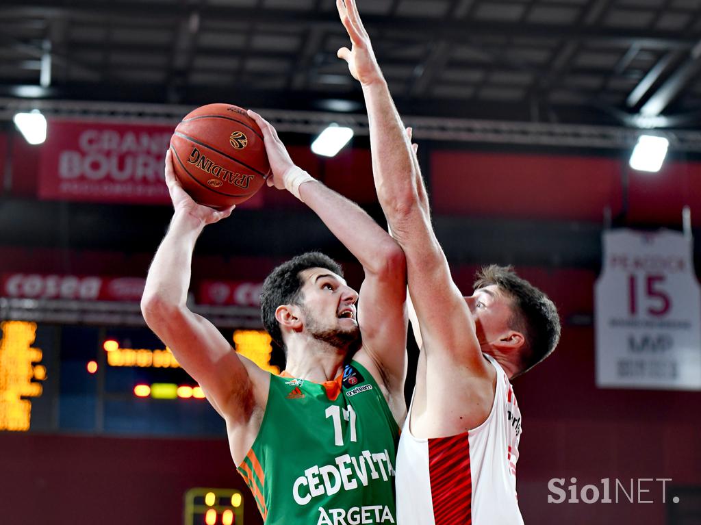 EuroCup: JL Bourg - Cedevita Olimpija